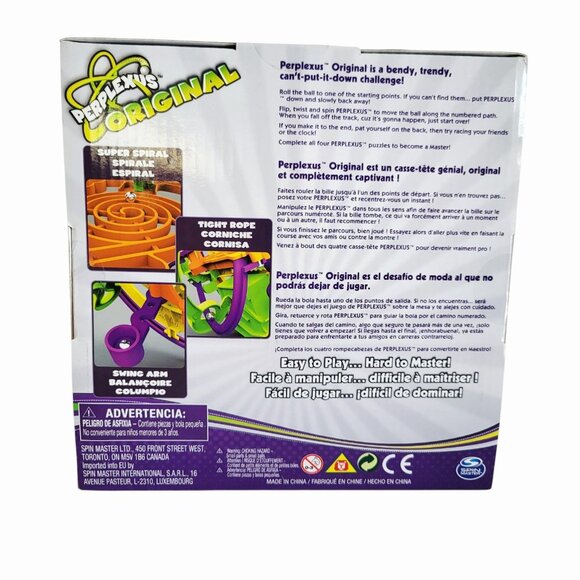 Perplexus Original Spin Master Games 3D Maze 100 Challenges New Sealed Toronto - Picture 4 of 7